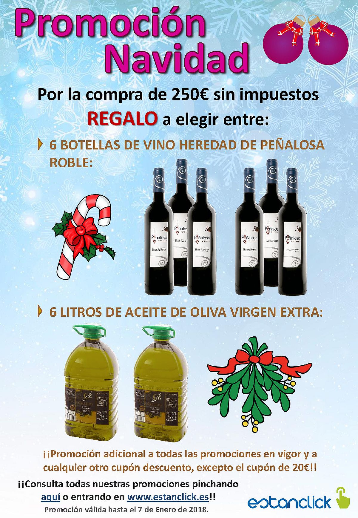 Promoción vino o aceite